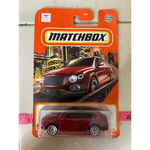 Matchbox Bentley Bentayga 82/100‎ Red Diecast Car HFP19 2021 New